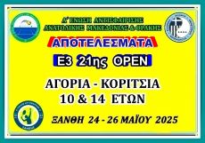 ΑΠΟΤΕΛΕΣΜΑΤΑ Ε3 21ης ΟΡΕΝ (Α) ΑΚ 14 & 10 ΕΤΩΝ